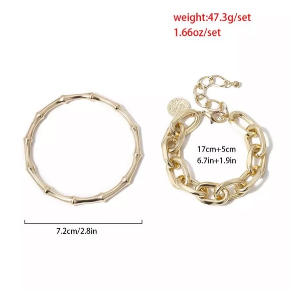 Gold plated coin set bracelet - Picture 2 of 4